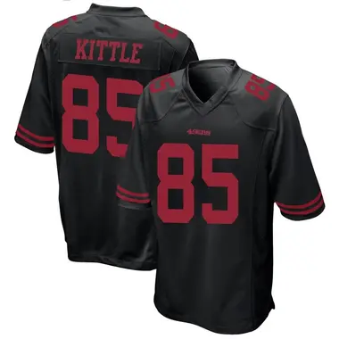 Men's George Kittle San Francisco 49ers Alternate Jersey - Game Black
