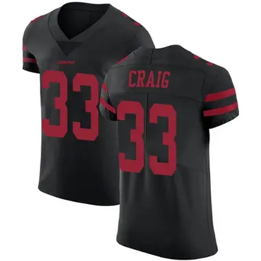 Men's Roger Craig San Francisco 49ers Alternate Vapor Untouchable Jersey - Elite Black