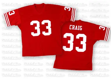 Men's Roger Craig San Francisco 49ers Team Color Throwback Jersey - Authentic Red