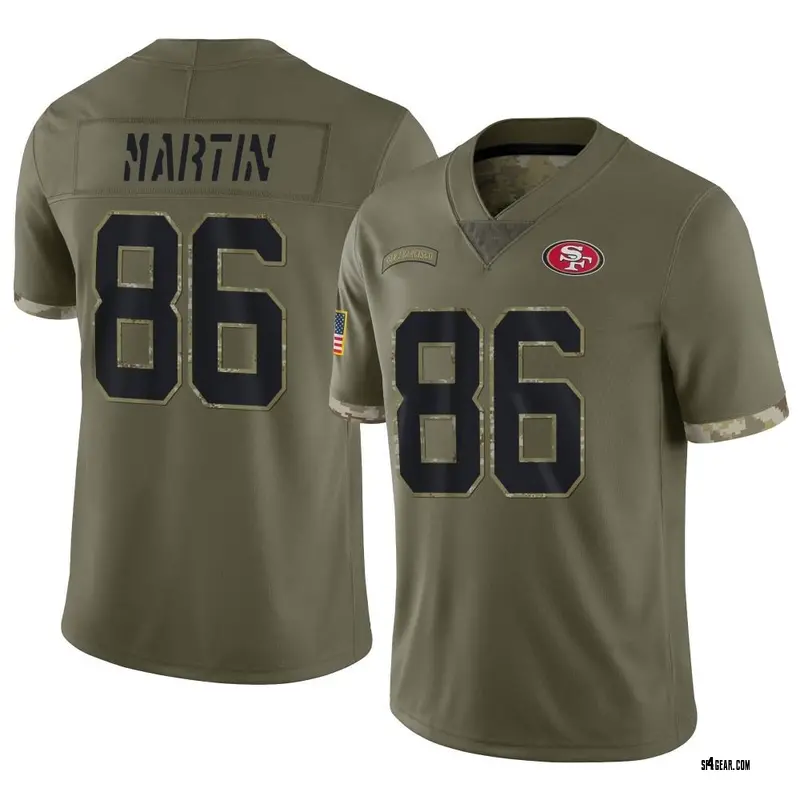 Men's Tay Martin San Francisco 49ers 2022 Salute To Service Jersey - Limited Olive