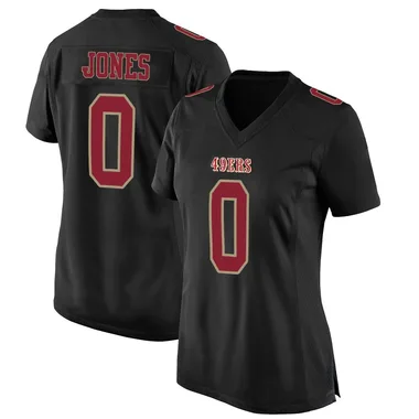 Women's Rob Jones San Francisco 49ers Fashion Jersey - Game Black