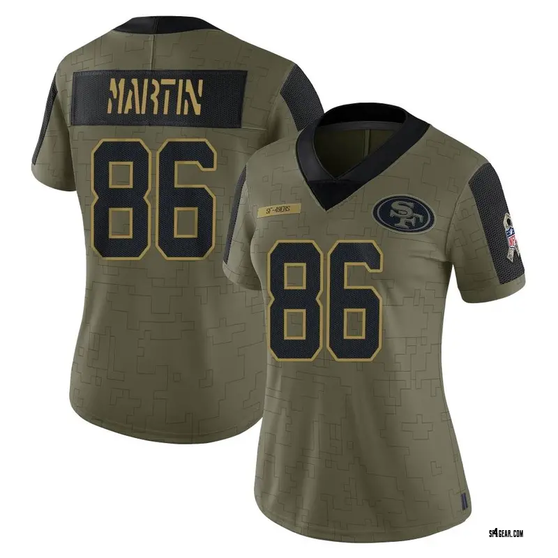 Women's Tay Martin San Francisco 49ers 2021 Salute To Service Jersey - Limited Olive