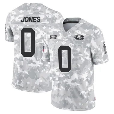 Youth Rob Jones San Francisco 49ers 2024 Salute to Service Jersey - Limited Arctic Camo